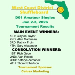 Results 2025-2026 D01 Am Sgls