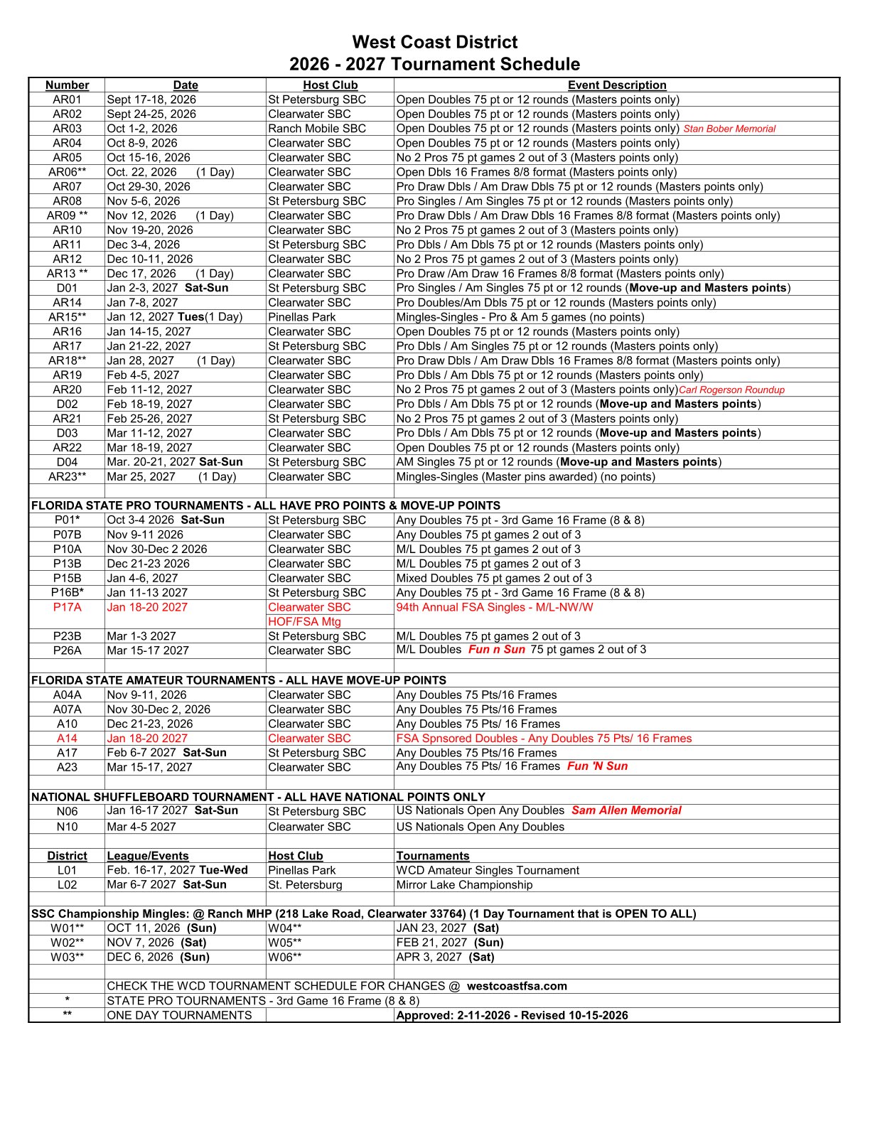 WCD Schedule 2026-2027 Final 26-10